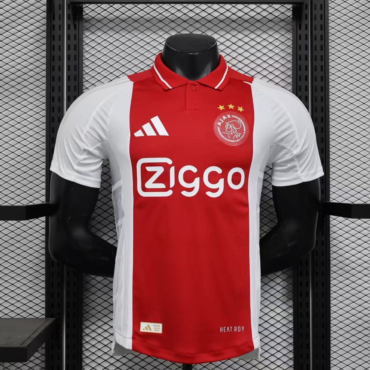 Maillot Officiel Ajax Amsterdam – Domicile Rouge et Blanc